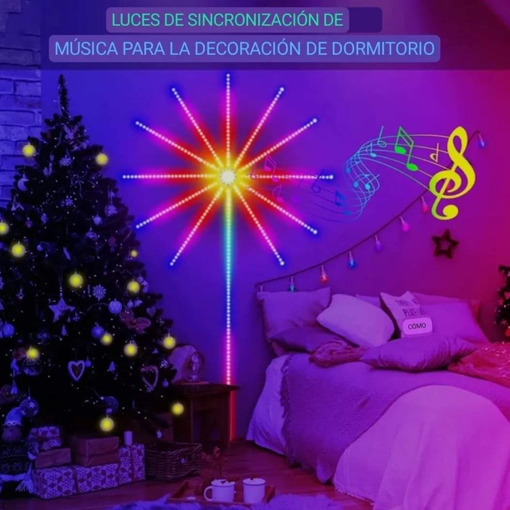 LUCES RITMICAS NAVIDAD RGB