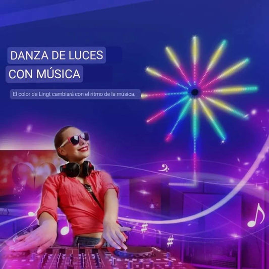 LUCES RITMICAS NAVIDAD RGB